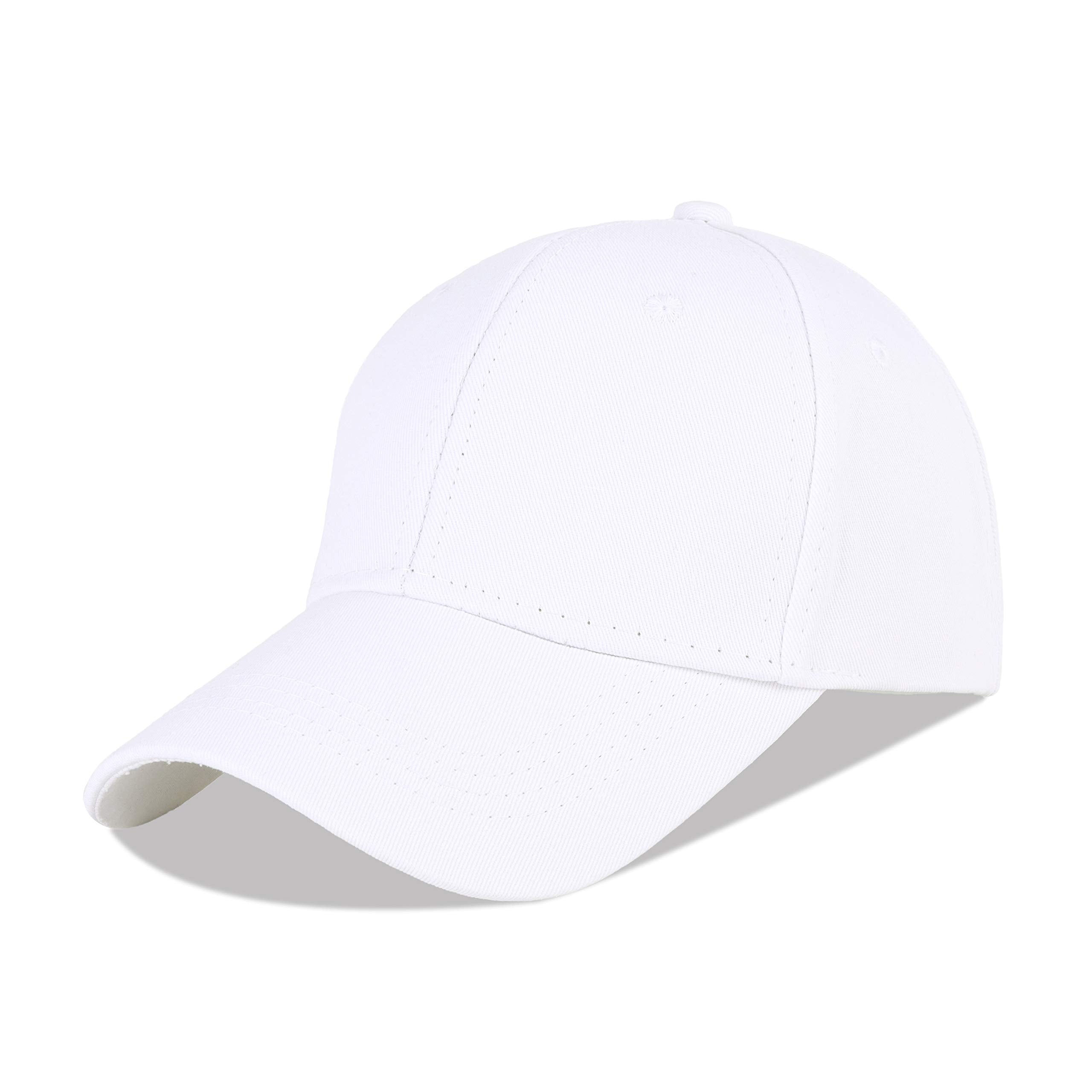 LANGZHEN Unisex Baseball Cap 100% Cotton Fits Men Women Washed Denim Adjustable Dad Hat