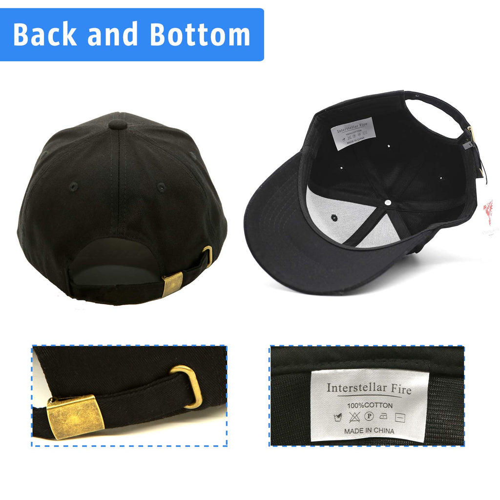 Interstellar Fire Baseball Cap for Men Women - 100% Cotton