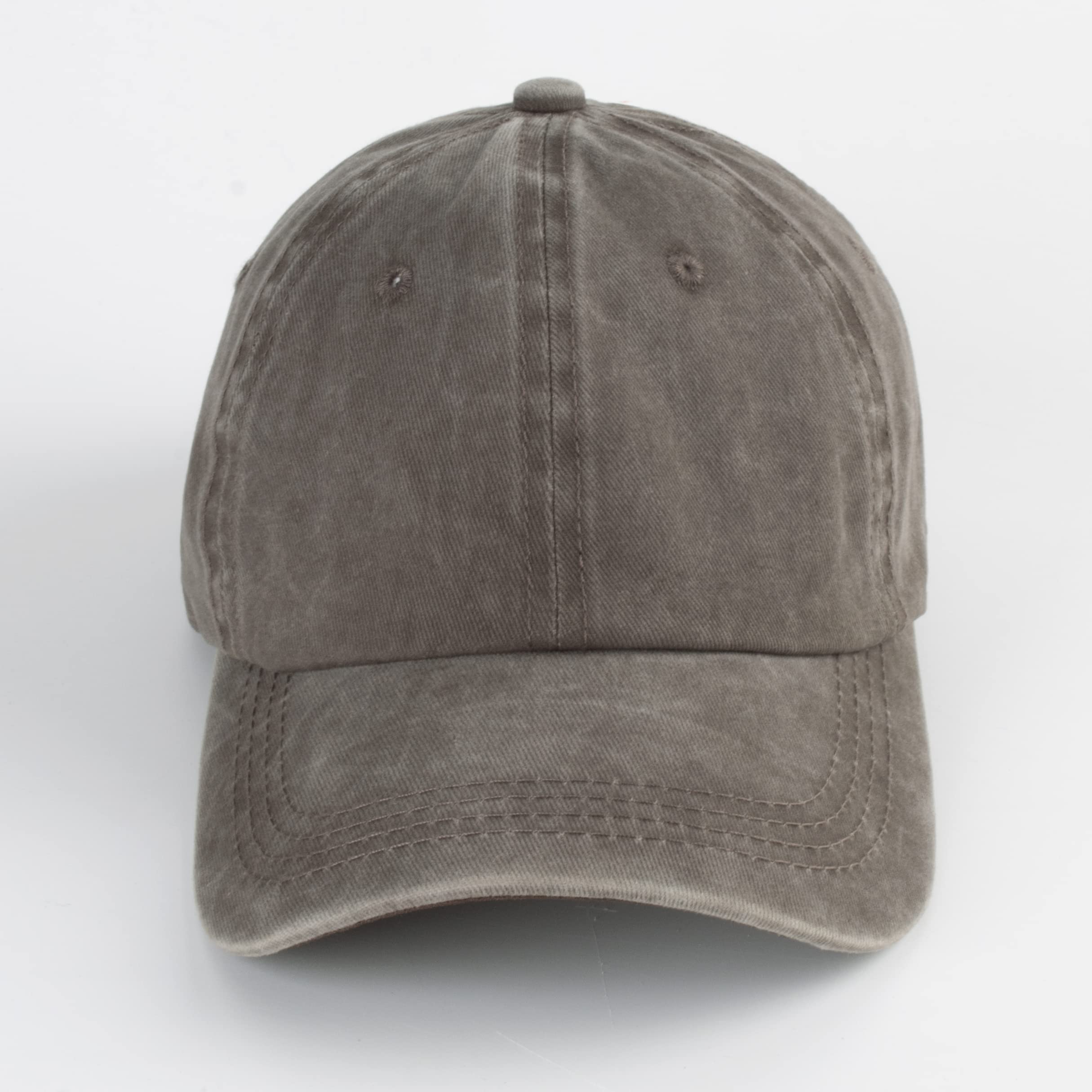 LANGZHEN Unisex Baseball Cap 100% Cotton Fits Men Women Washed Denim Adjustable Dad Hat